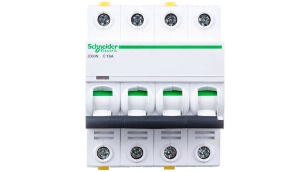 Wyłącznik nadprądowy 4P C 16A 6kA AC iC60N-C16-4 Acti9 A9F04416