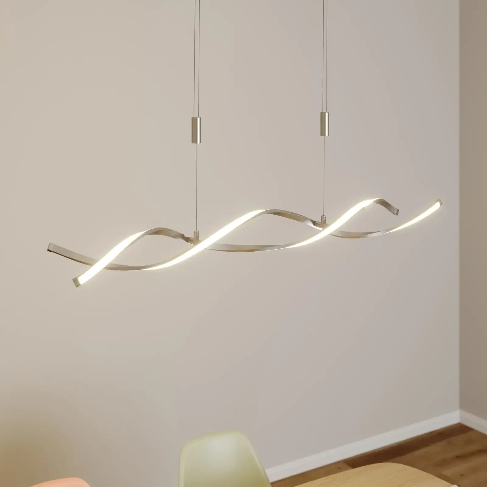 Lampa wisząca LED Auron z regulacją wysokości
