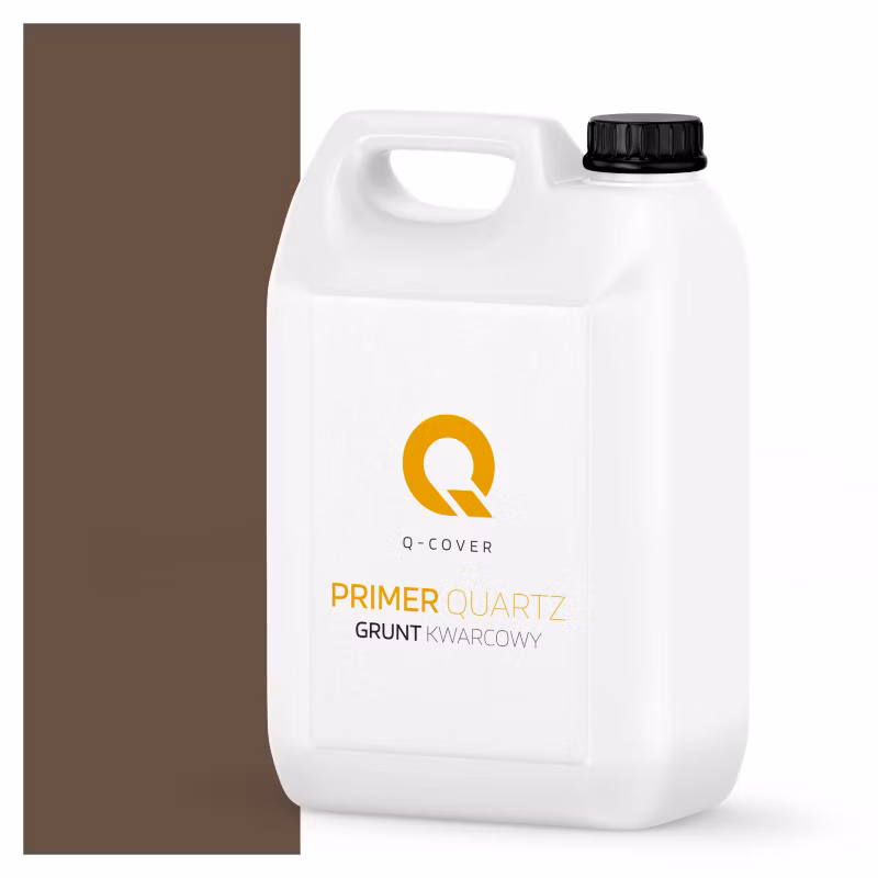 Grunt Kwarcowy pod Tynk Mozaikowy Q-Cover Brązowy ciemny M63 3KG