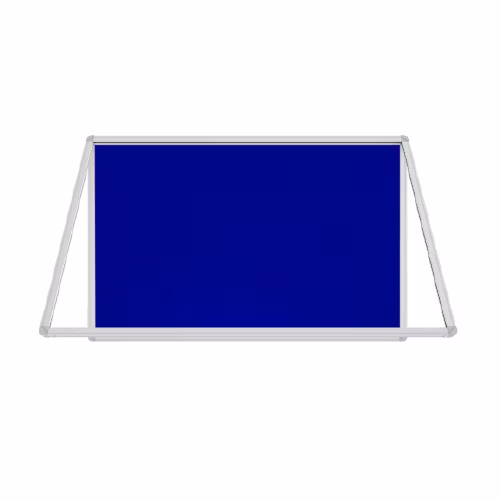Gablota informacyjna wewnętrzna ALLboards 120×90 cm powierzchnia filcowa niebieska 1 szt.