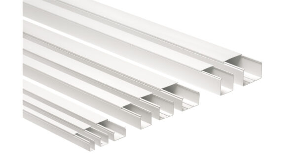 Kanał kablowy z pokrywą CP 60×40 biały /2m/ ECCP6040B