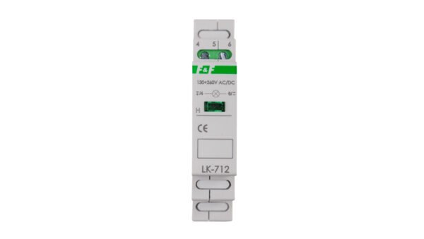 Lampka modułowa 1-fazowa zielona 130-260V AC/DC LK-712G-130-260V