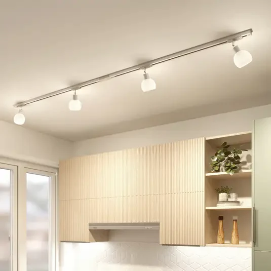 Lindby Jeanit 1-fazowa szyna LED, biała