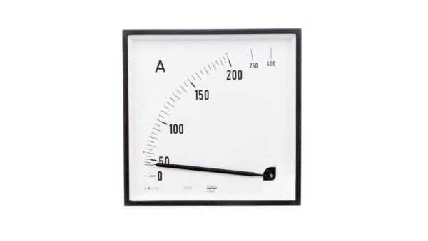 Amperomierz analogowy tablicowy 200/400A do przekładnika 200/5A 144x144mm C3 K=90 st. EA12N F41800000000
