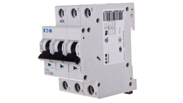 Wyłącznik nadprądowy 3P Z 0,5A 10kA AC FAZ Z05/3 278918