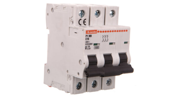 Wyłącznik nadprądowy 3P C 16A 10kA AC P1MB3PC16