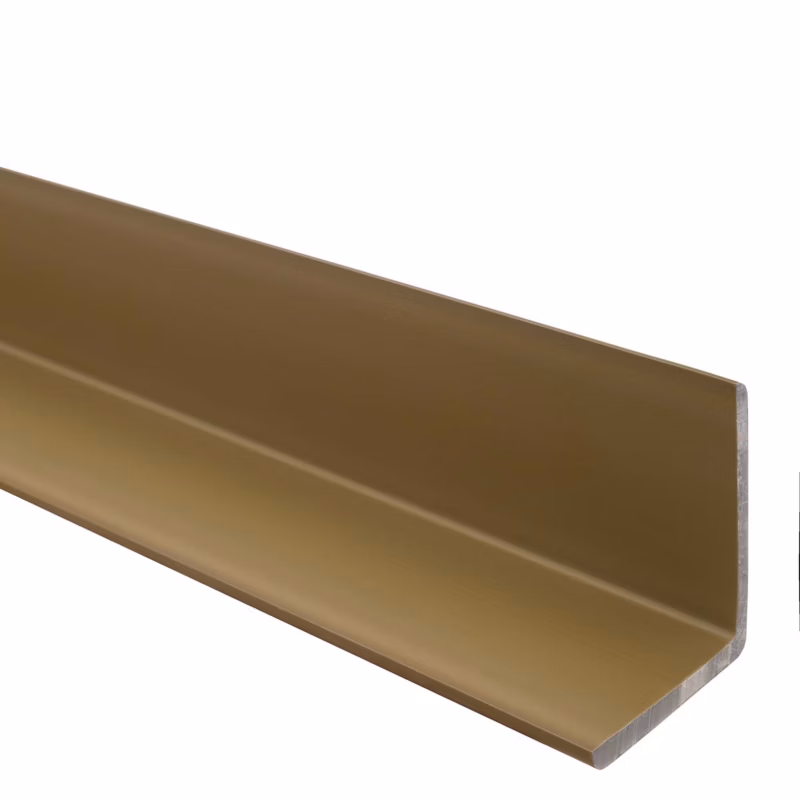 Kątownik miękki PCV 35x35mm, Ochronny profil L kątowy – 200 cm, mosiądz, 1 szt.