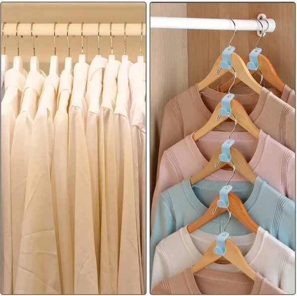 Clothes Hanger Connector Hooks (40-Pack)