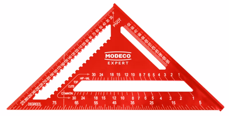 Kątownik ciesielski Modeco Expert alu 300×300 mm – zawieszka papierowa – 1 szt.