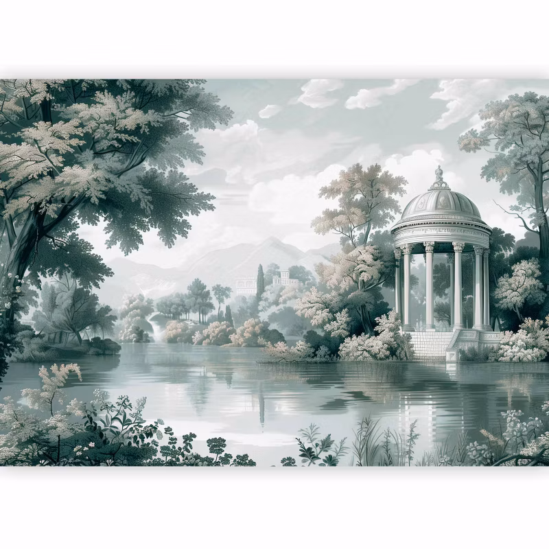 Fototapeta samoprzylepna Artgeist Pejzaże szara 196×140 (4 części) 10046aa rolka 1 szt