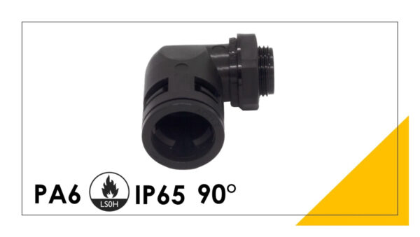 Dławik do peszla 90 ANA-QUICK M20x1,5-NW12 – BLACK 968.317.2 /1szt./