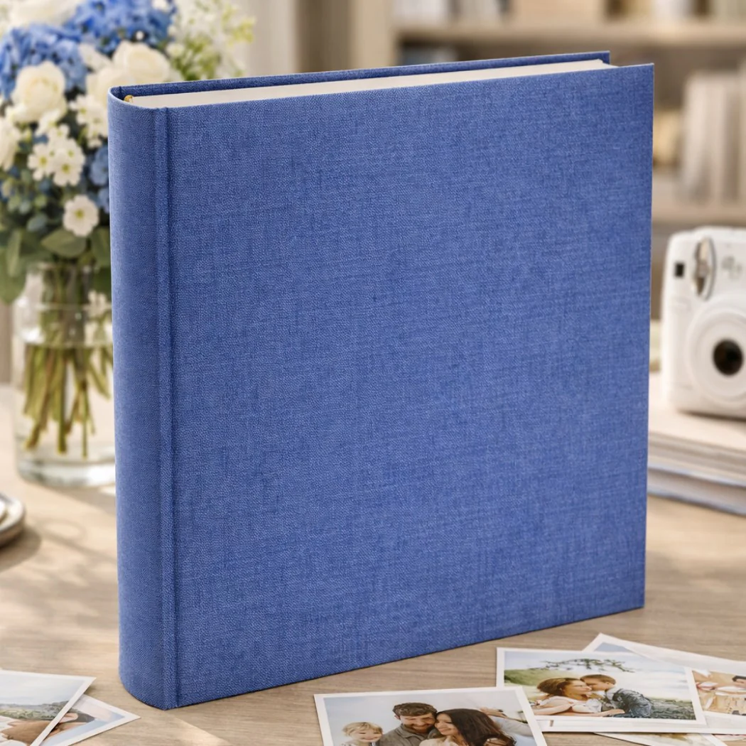 Album tradycyjny szyty 29×32 cm 100 stron DBCL50LINENBLUE