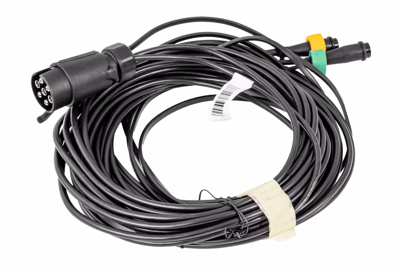 Instalacja elektryczna MANTES wiązka przyczepki 7m wtyczka 7 PIN bajonety 2x 5 PIN 1 szt.