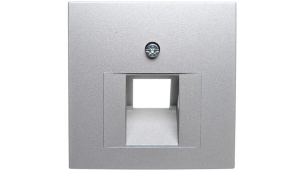 Berker B1/B5/B7 GLAS Plakietka do gniazda teleinformatycznego pojedynczego UAE aluminium 14071404