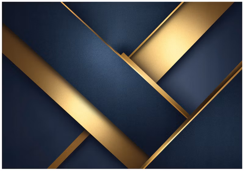 Fototapeta WALLARENA Do Sypialni Salonu Na Flizelinie Abstrakcja Glamour Geometryczna Niebieski 400×280 cm 16209VX8 1 szt.