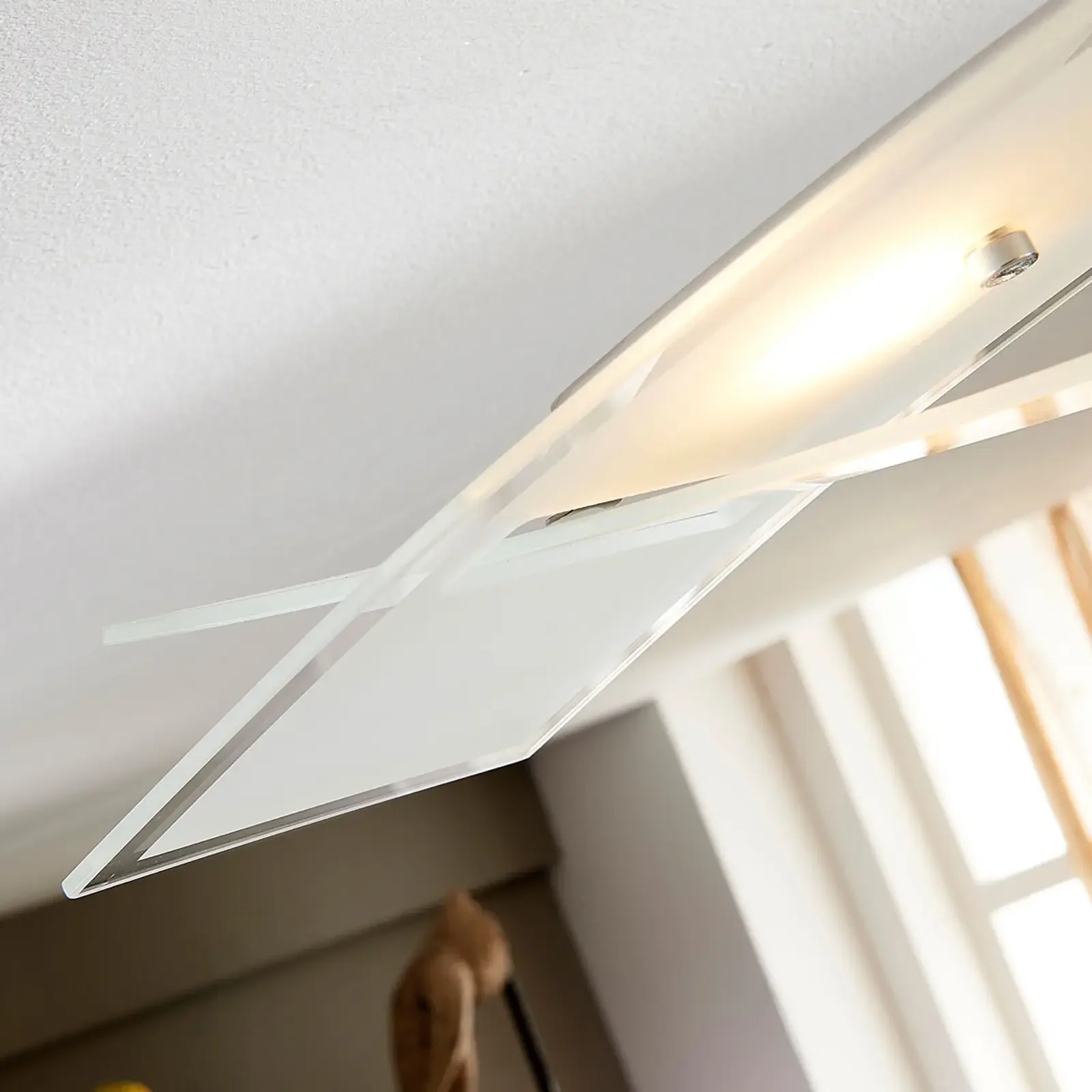 Lampa sufitowa LED Elina ze szkła