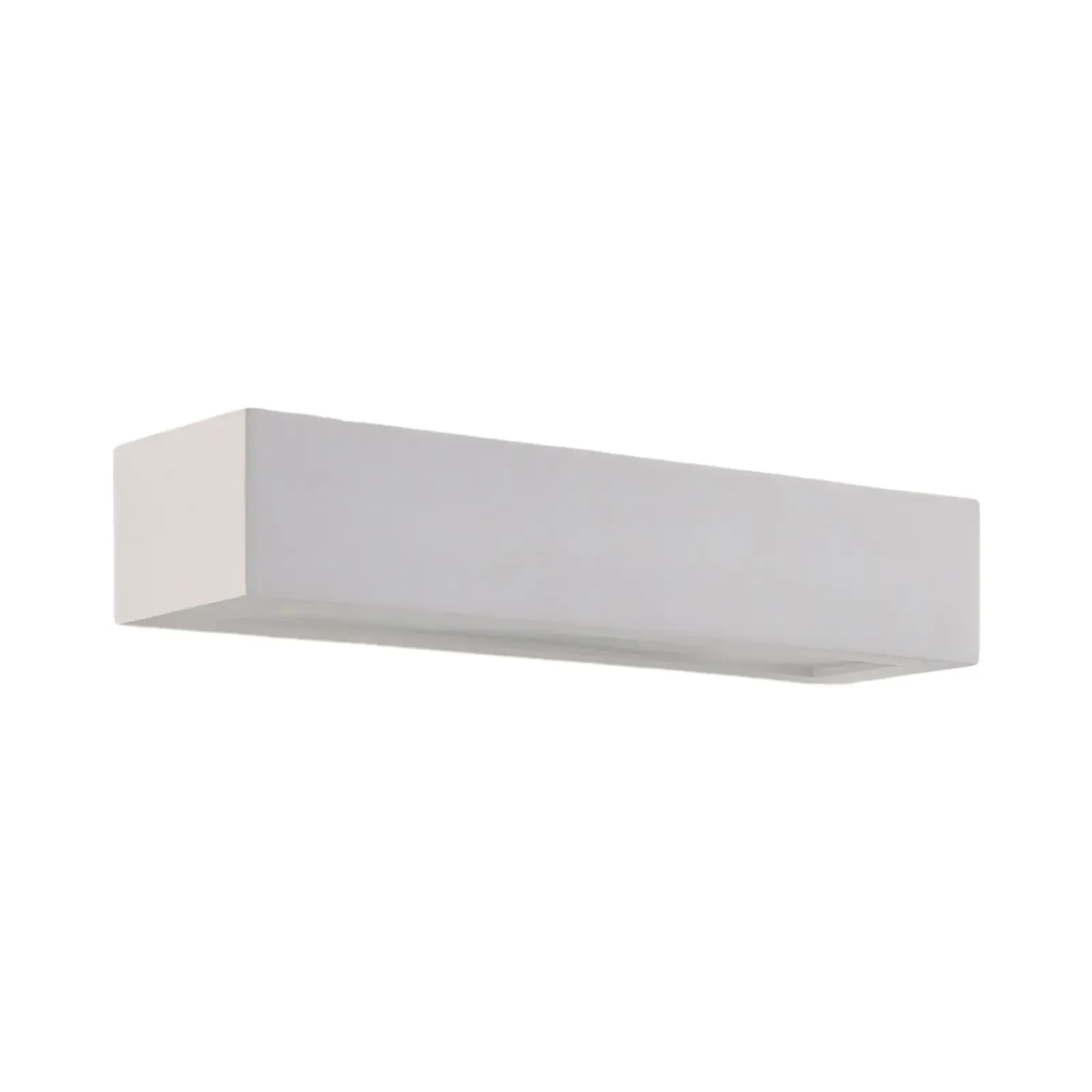 Arya – biała gipsowa lampa ścienna LED