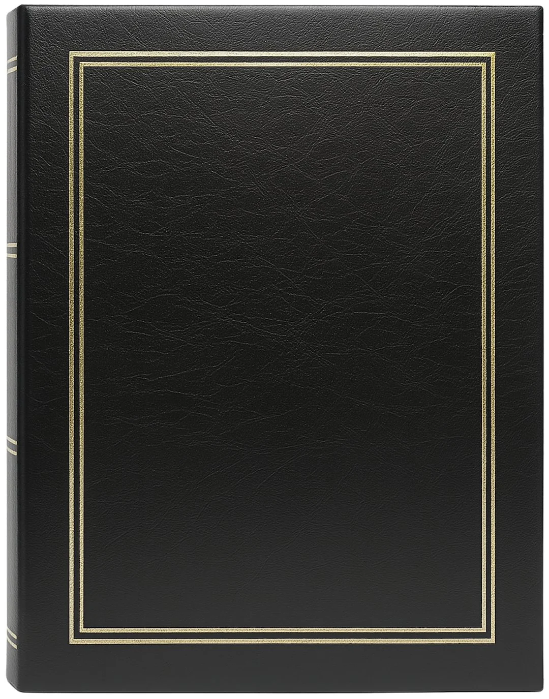 Album kieszeniowy klejony 10×15 cm na 36 zdjęć, czarny ze złotą ramką – GEDEON (DPH4636C-BLACK)