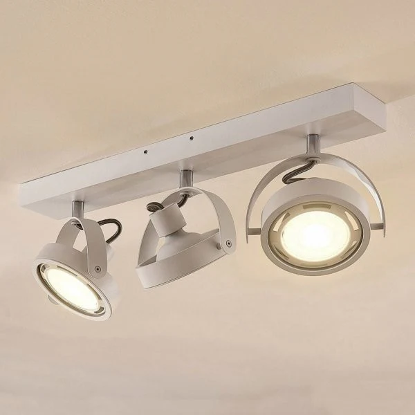 Reflektor LED Munin, ściemnialny, biały, 3 żarówki