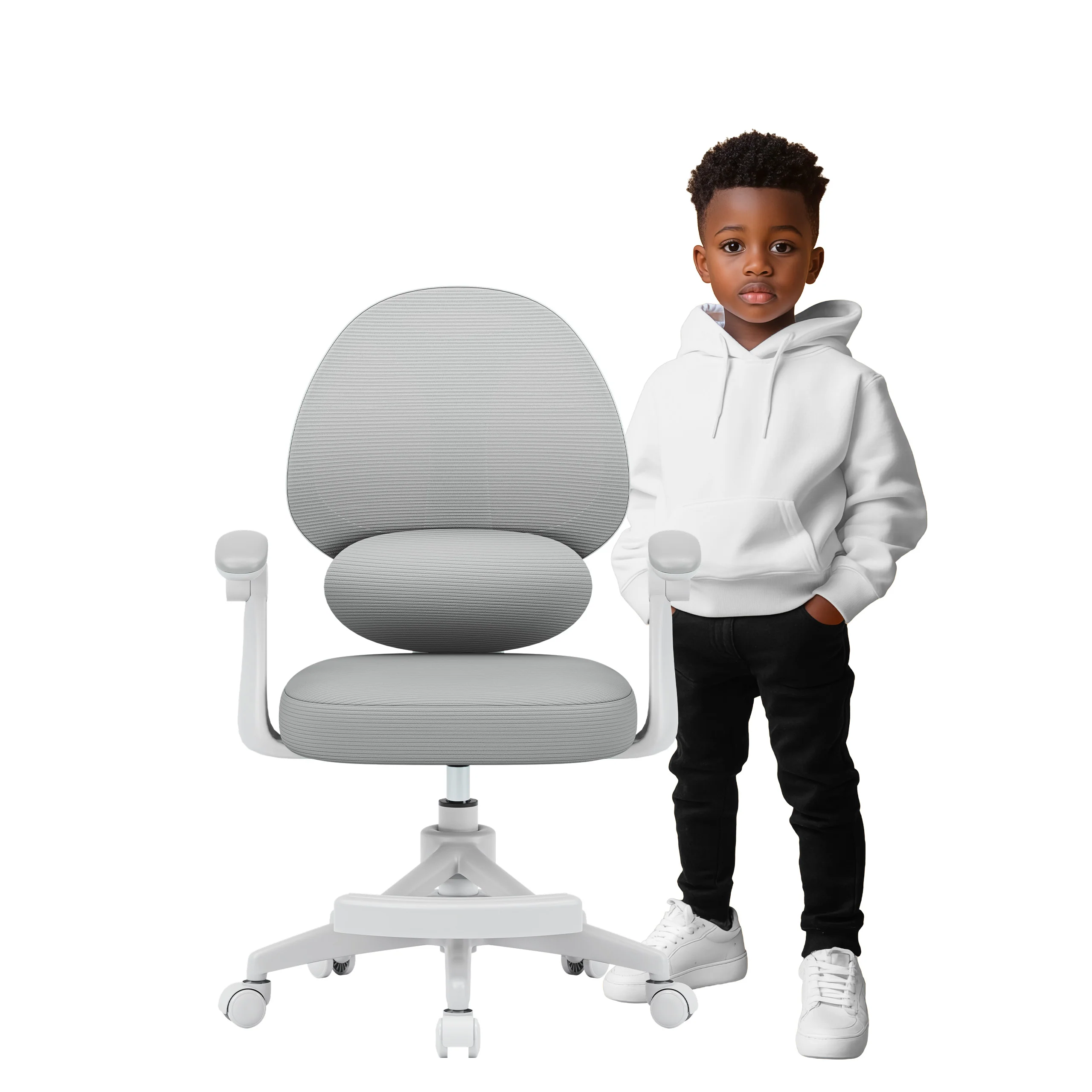 Fotel do biurka dla dziecka Mark Adler Junior 4.5 Grey