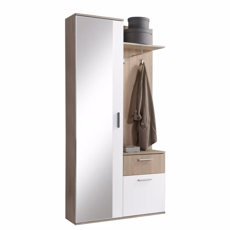 Garderoba MIRJAN 24 Lux sonoma/biały 1 szt.