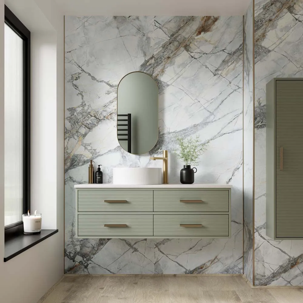 Aqua SPC Fuji Wall Panel Matt 2400x950x6mm