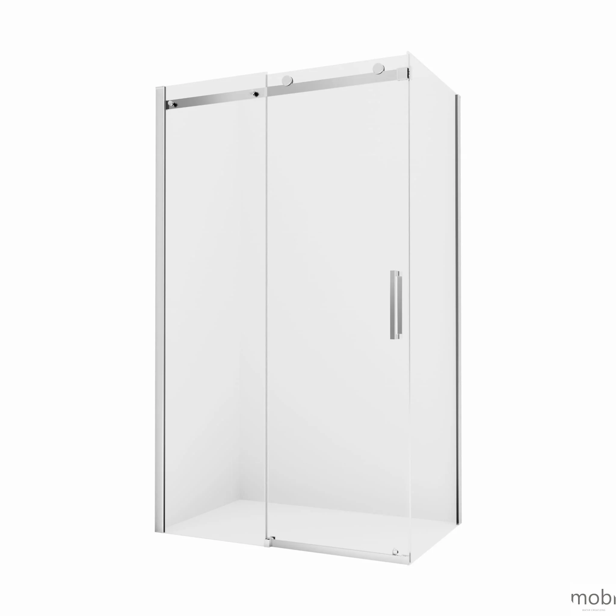 KABINA PRYSZNICOWA PRZESUWNA CHROME OD MOBI