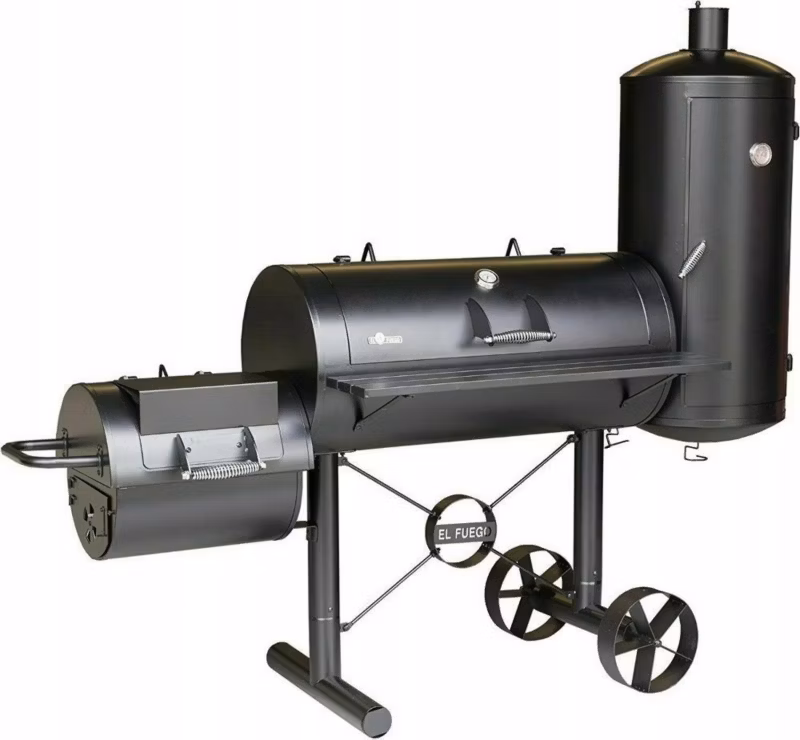 Grill węglowy+ wędzarnia EL FUEGO Kiona 2 komory 1szt.