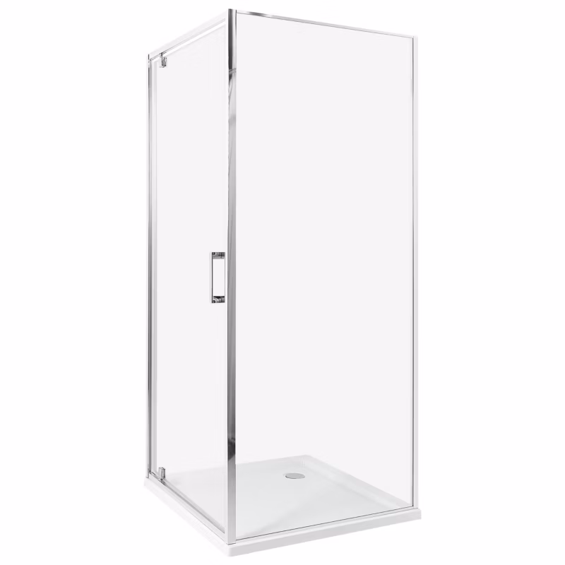 Kabina prysznicowa Darli 80 x 80 x 185 cm Srebrny 1 szt.
