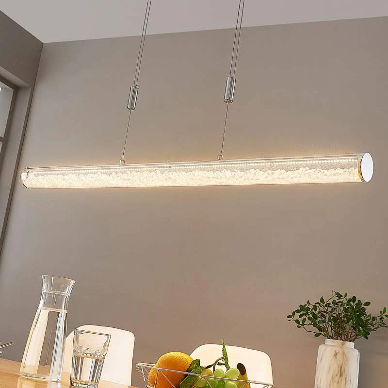 Lampa wisząca LED Timon z regulacją wysokości, regulowana