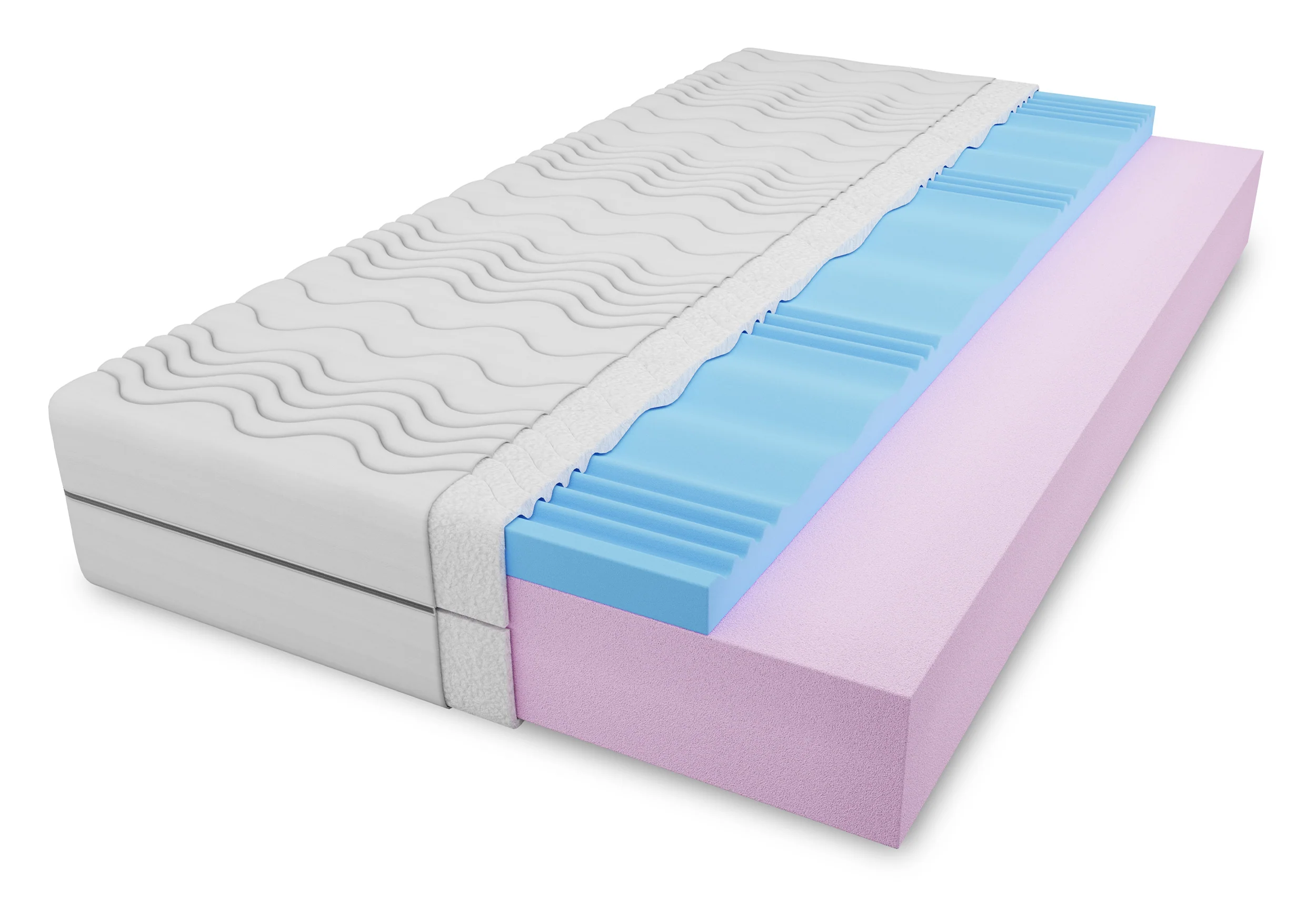 Materac piankowy 120×200 cm Hastrup dwustronny