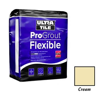 Grout Cream Ultratilefix Progrout Flexible- 3kg