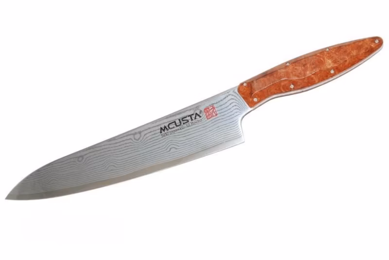 Japoński nóż Yoka Home Mcusta Zanmai kuchenny ze stali damasceńskiej GYUTO 240 mm – 1 szt.