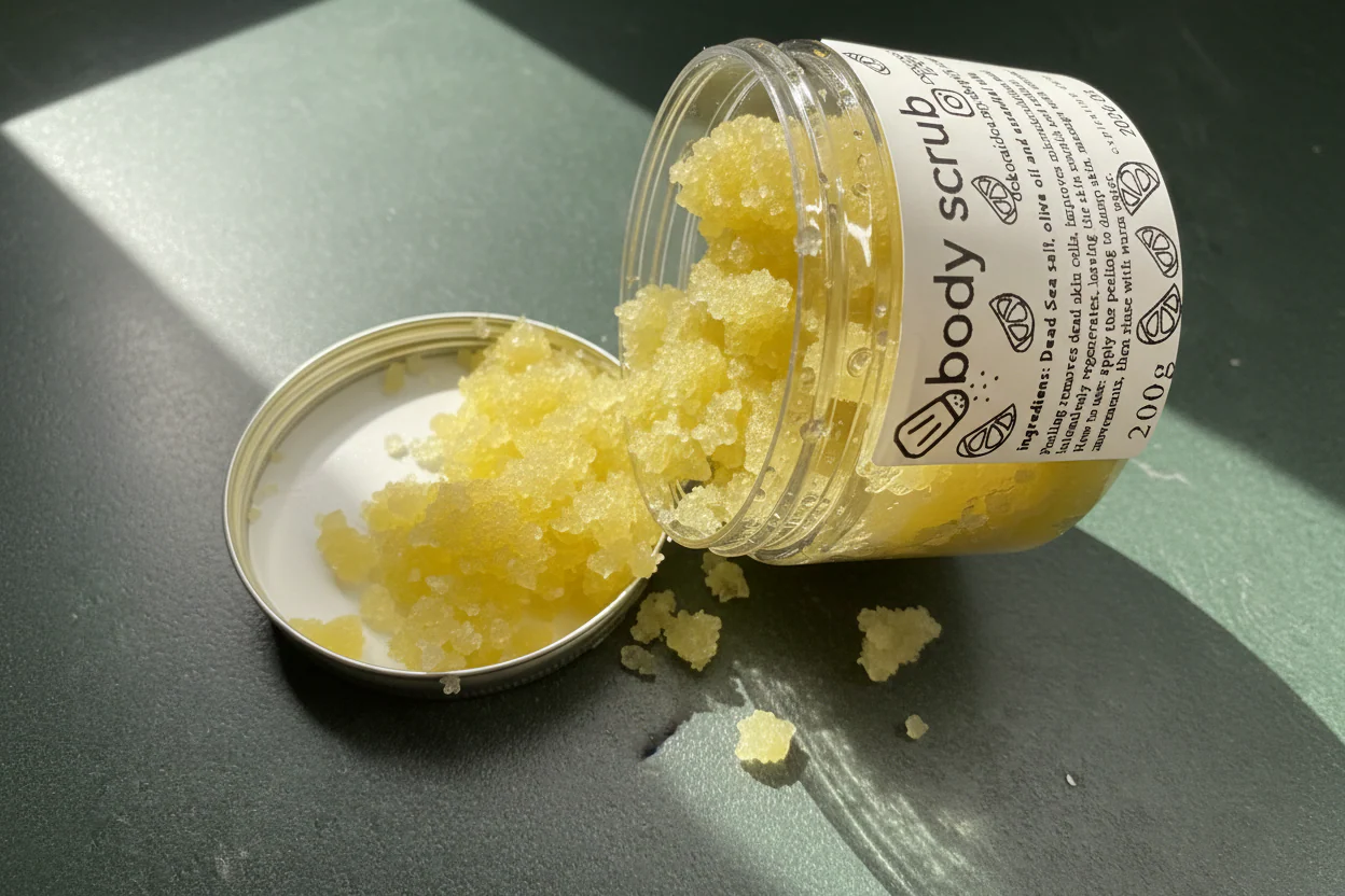 Peeling do ciała intensywnie nawilżający z solą z Morza Martwego