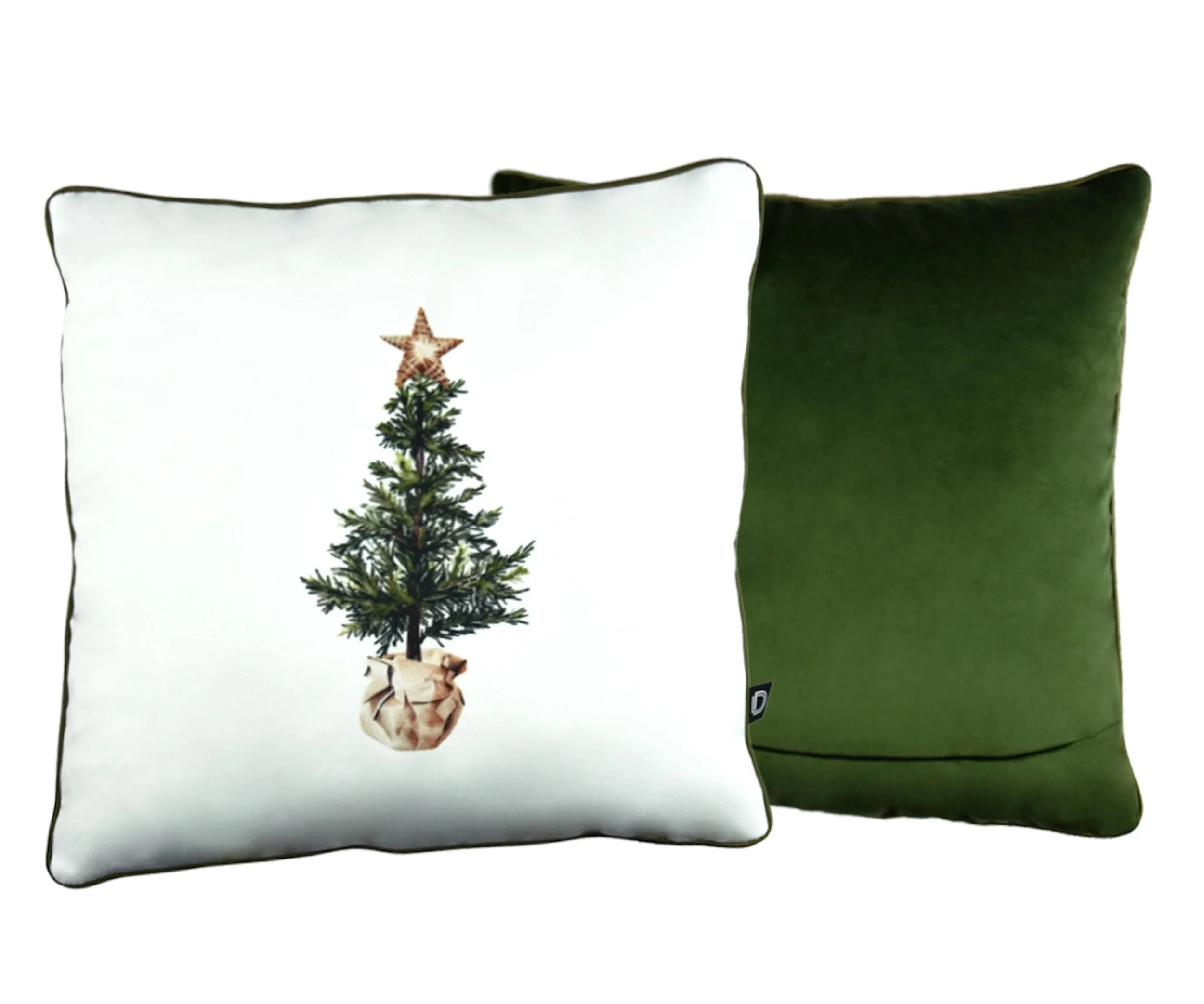 Poszewka XMAS 40×40 cm choinka z gwiazdką