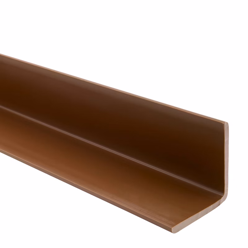 Kątownik miękki PCV 40x40mm, Ochronny profil L kątowy – 180 cm, brąz, 1 szt.