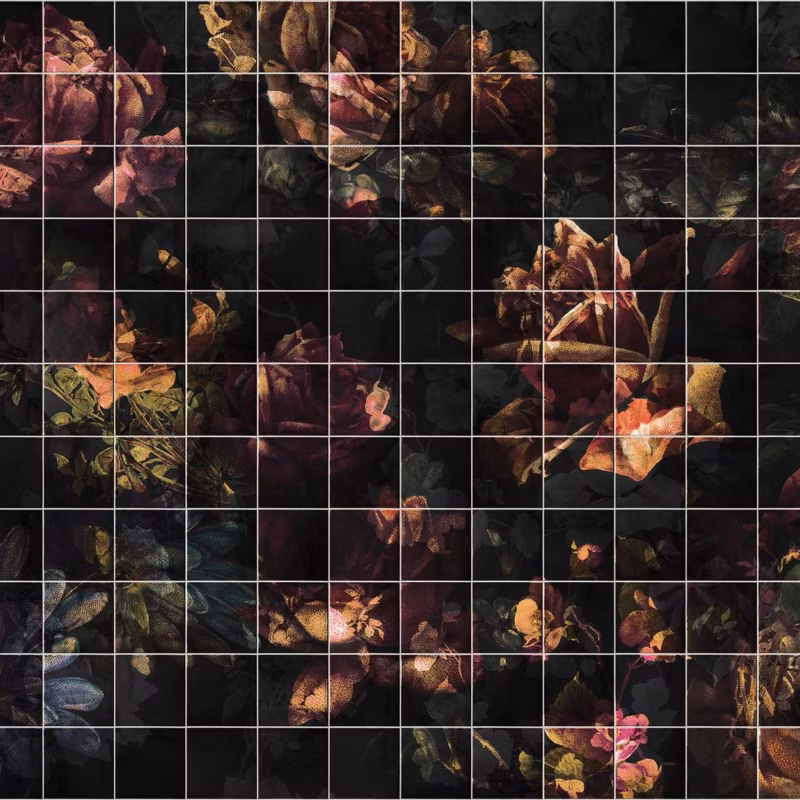 fototapeta Sanders & Sanders kwiaty wielokolorowym 400 x 280 cm – 1 rol.