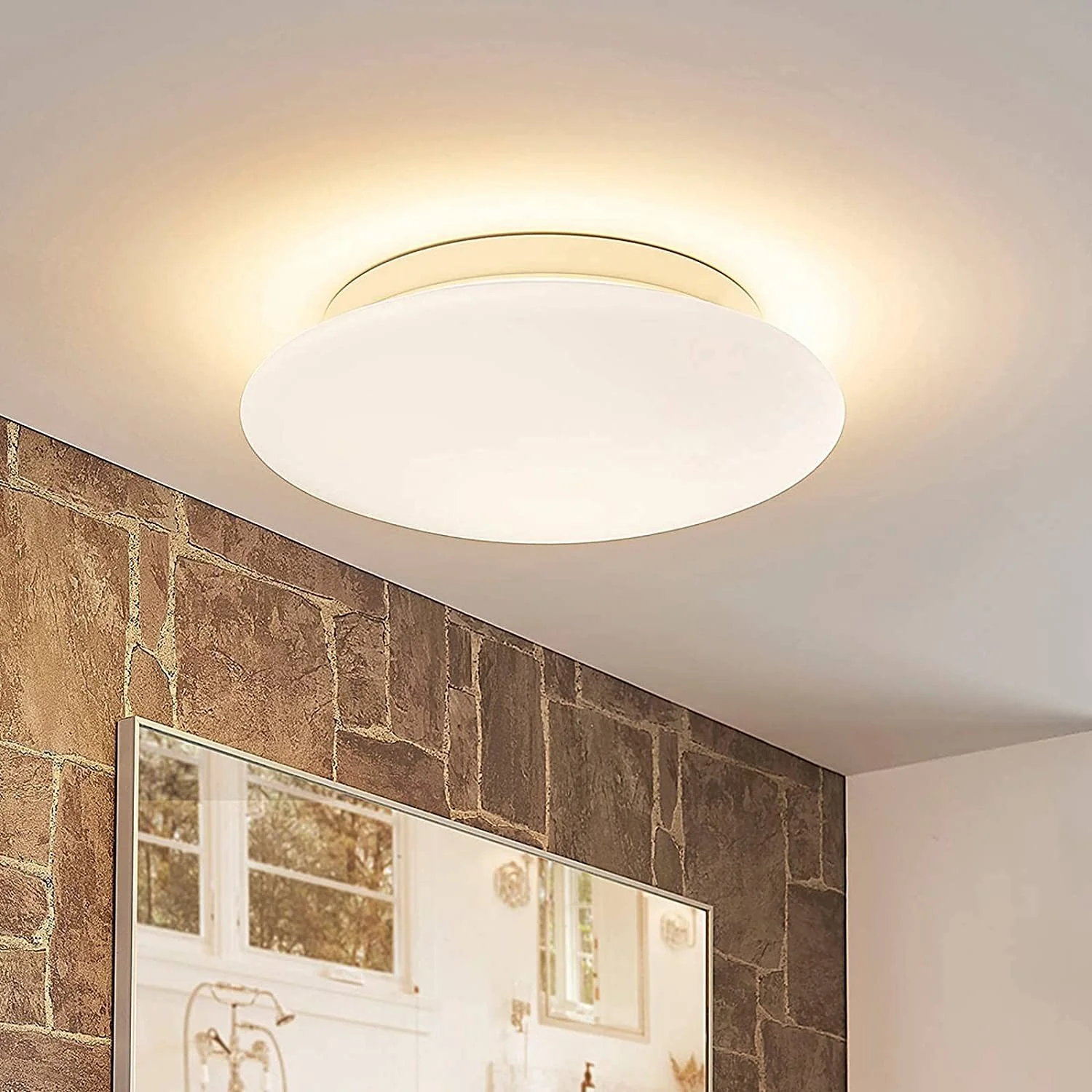 Toan – biała, regulowana lampa sufitowa LED ze szkła, IP44