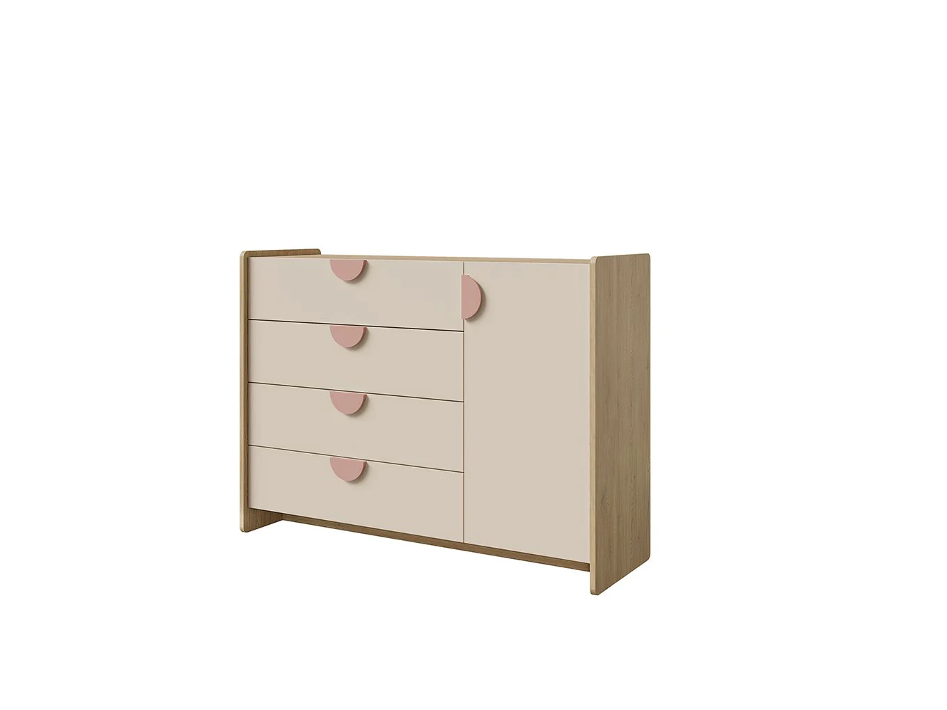 Komoda LEXI róż (9)
