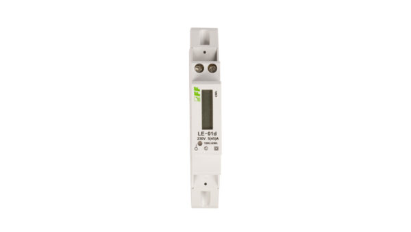 Licznik energii elektrycznej zgodność z MID 1-fazowy 5/45A 230V z wyświetlaczem LCD LE-01D