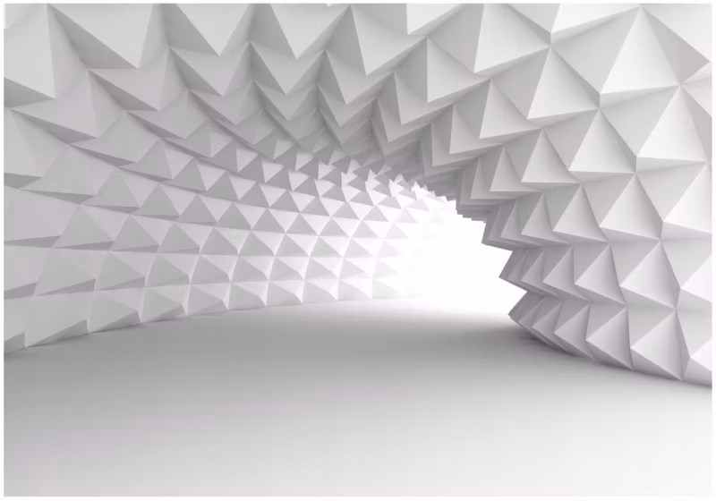 Fototapeta Na Flizelinie WALLARENA 400×280 cm Tapeta Do Sypialni Salonu 3D Tunel 1 szt.