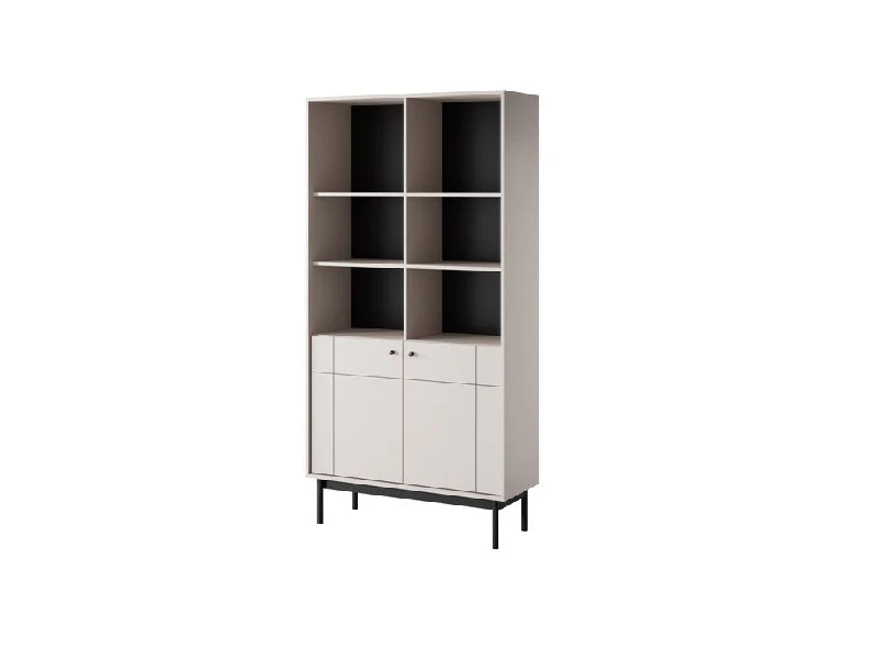 Regał witryna JAPANDI R104 cashmere