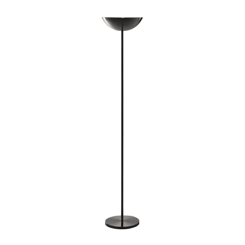 Lampa podłogowa VDL szara stal nierdzewna
