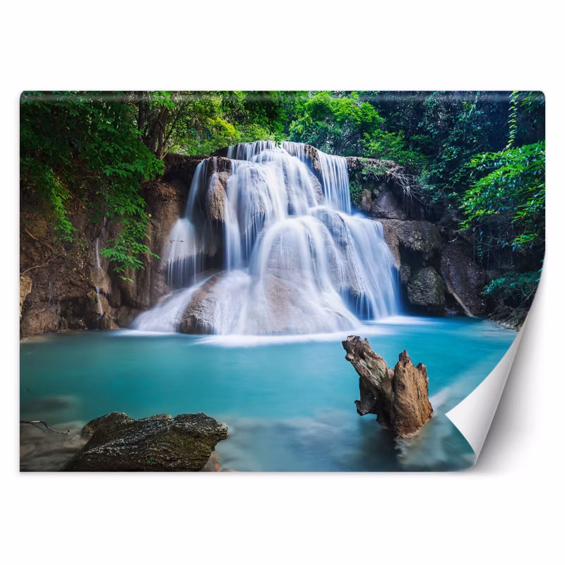 Fototapeta Feeby Wodospad w tropikach 200×140 1 szt