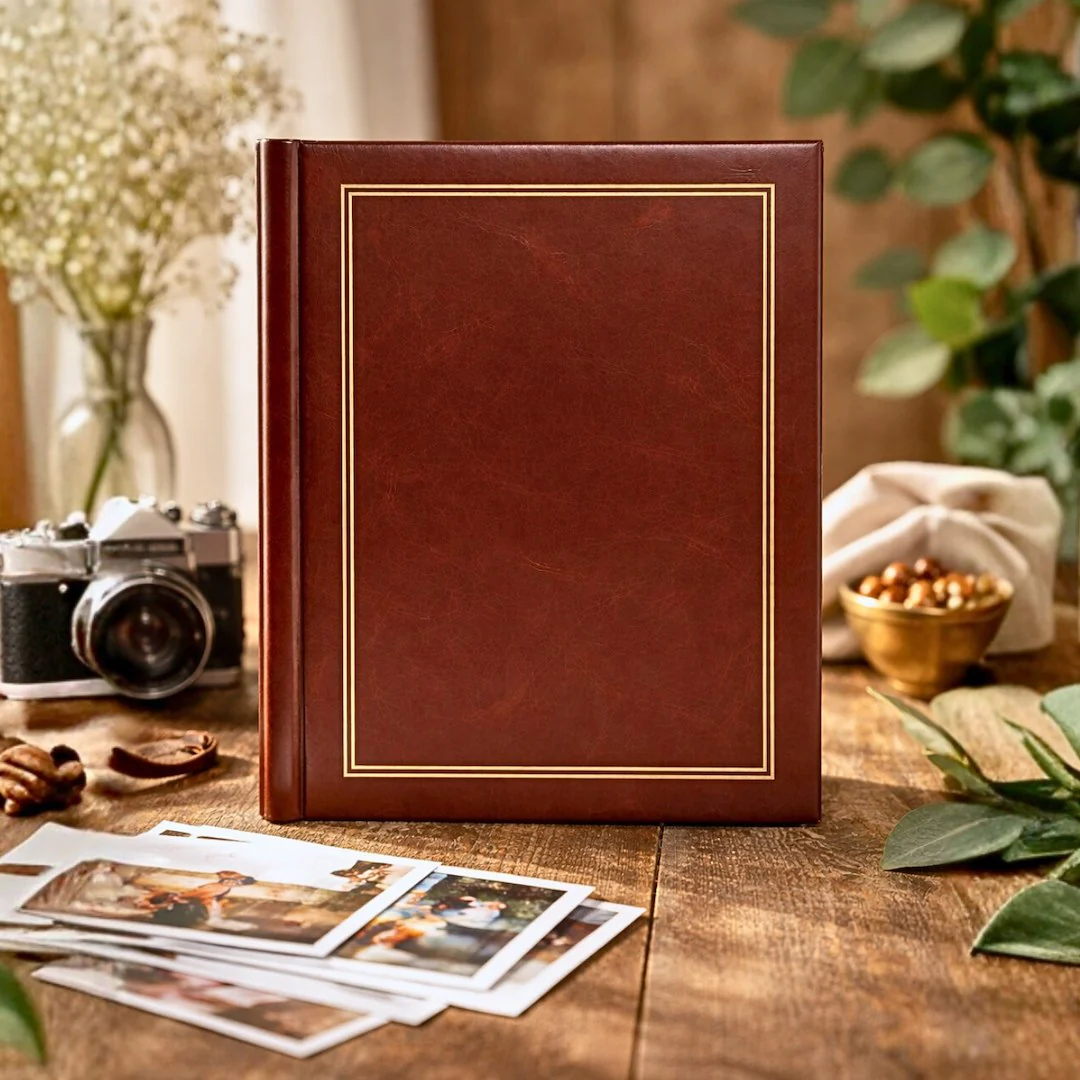 Album samoprzylepny spirala 23×28 cm 20 stron DRS10C-BROWN