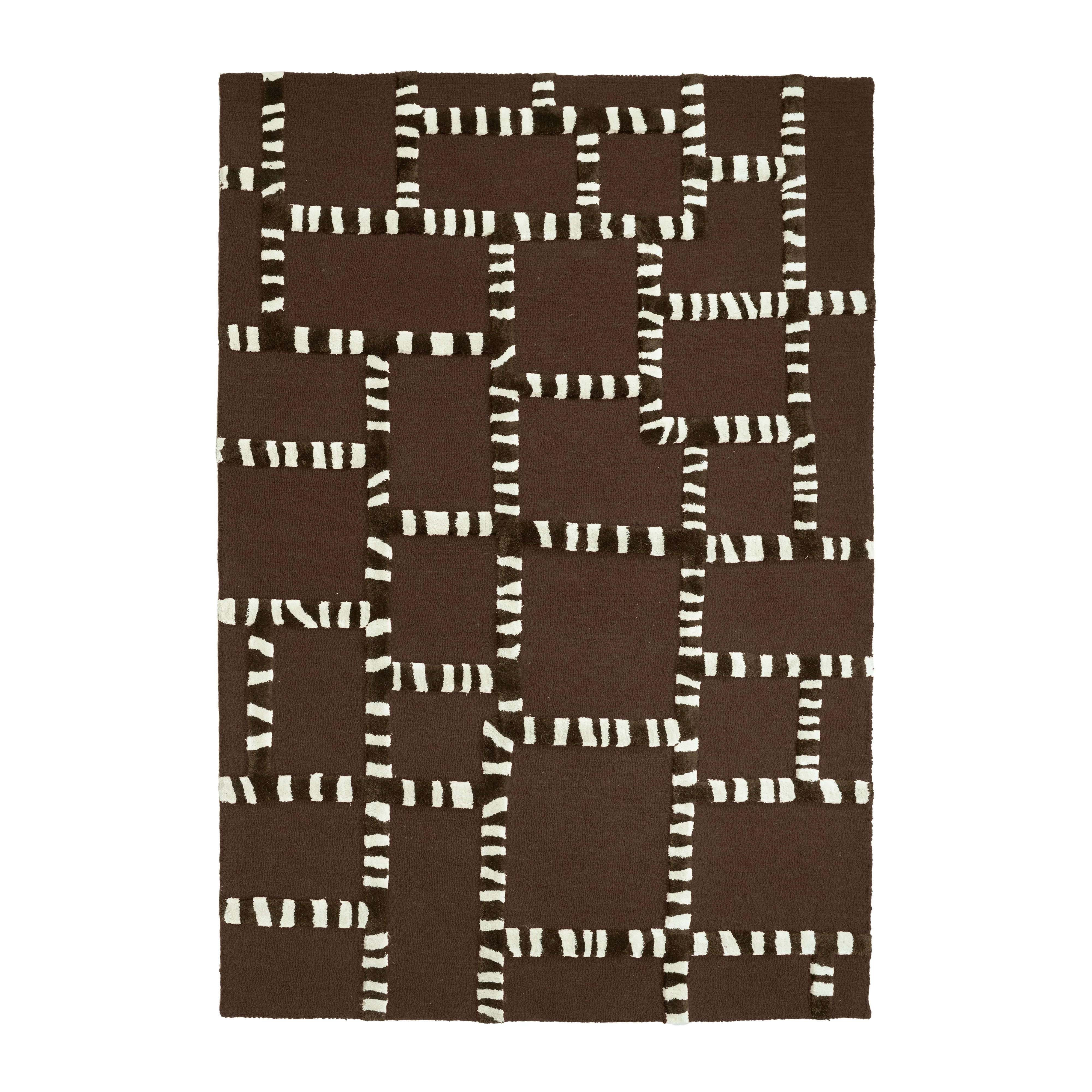 Dywan STRIPESCAPE brązowy