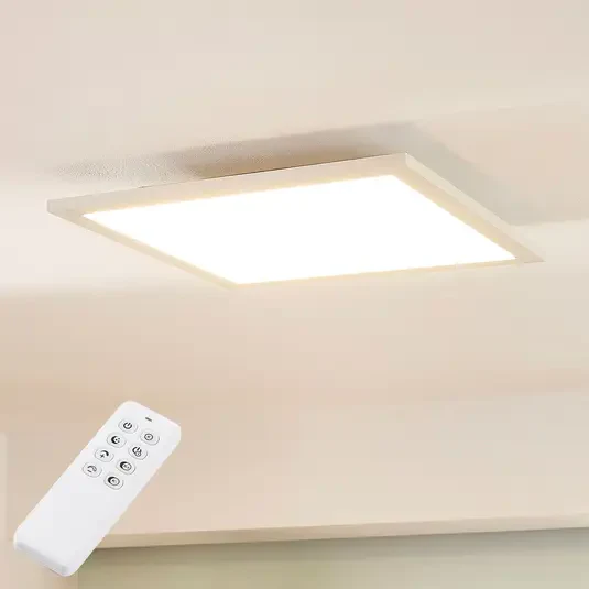 Arcchio Lysander LED panel, CCT, 39 cm, biały