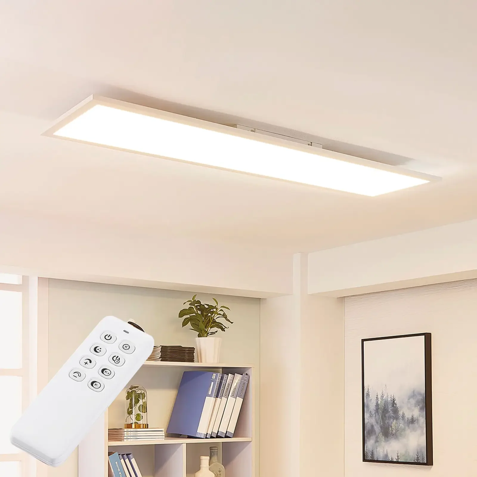 Arcchio Lysander LED panel, CCT 119cm 58W, biały
