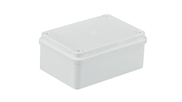 Puszka n/t hermetyczna 120x80x50 bez dławików IP65 biała S-BOX 216B