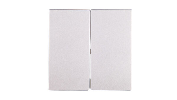 Merten System M Klawisz podwójny aluminium MTN433560